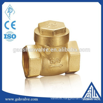 brass thread swing check valve